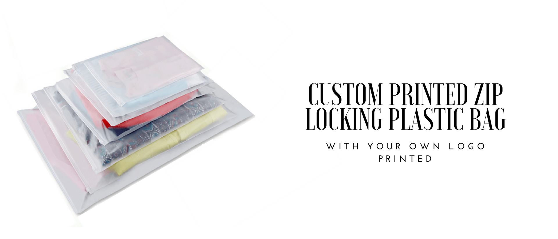 Slider Top Reclosable Zip Lock Plastic Bag
