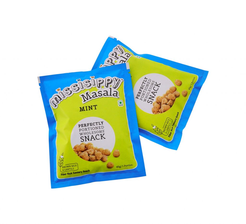 Plastik pembungkusan serbuk kunyit jenis three side seal