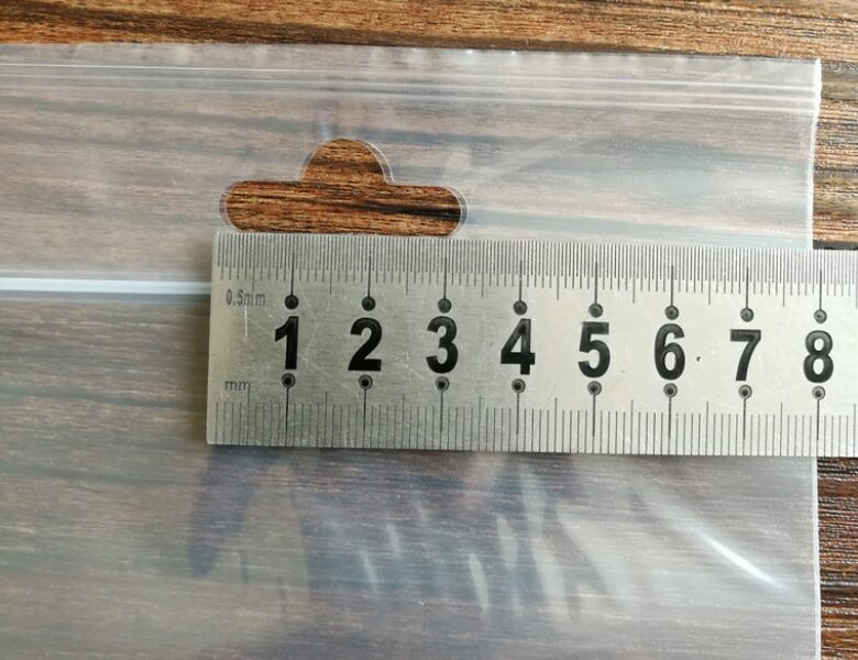 Saiz Plastik Ziplock