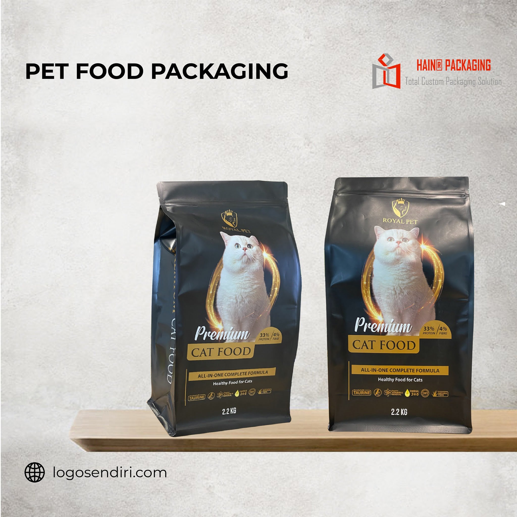 packaging makanan kucing